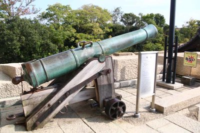 BRONZE CANNON - THE NOON MARKER USED TO MARK TIME