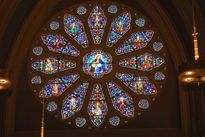 Rose window, Eastern end of Transcepts