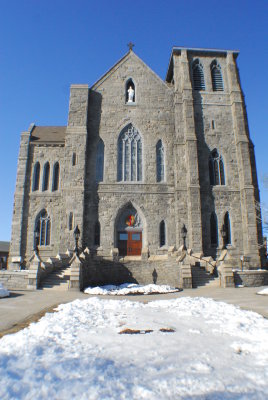 Southern Front of of the Immaculate Conception Church, Lowell