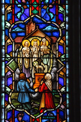 Our Lady of Knock with St. John in the Miter and Joseph