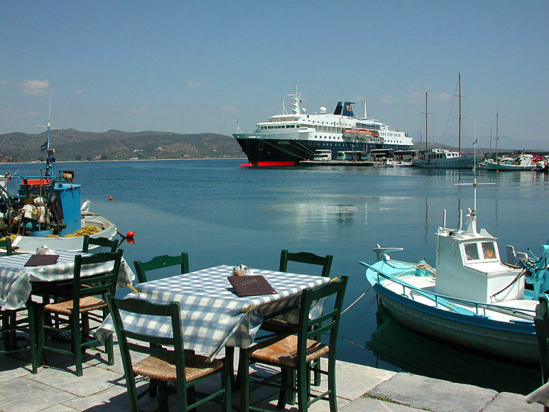 Gythio - Fisherman Harbour in Greece