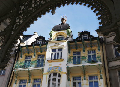 Art Nouveau in Karlovy Vary,Czech Rep.