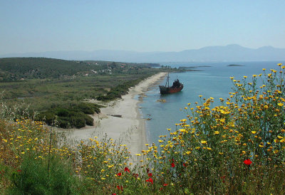 Shipwreck near Githio