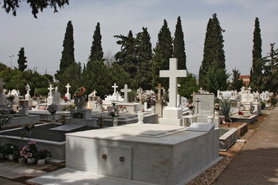 Graveyards in Greece