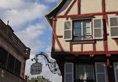Ornate Nose Shields in Colmar,France