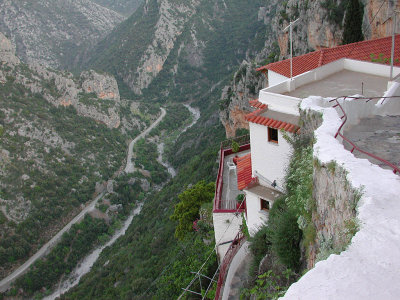 Monastery Moni Elonis in Greece