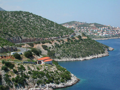 Route along the coastline