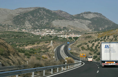 Driving in direction Granada