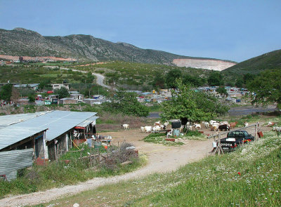Slums near Larissa