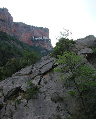 Monastery Moni Elonis at the cliff