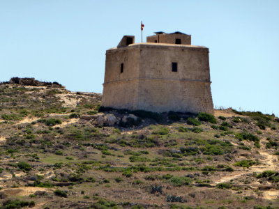 Dwejra Bay - Roman watchtower
