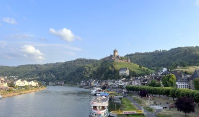 View from the Skagerrak Bridge in Cochem