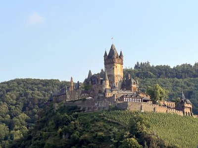 View from the Skagerrak Bridge in Cochem - Cochem Castle