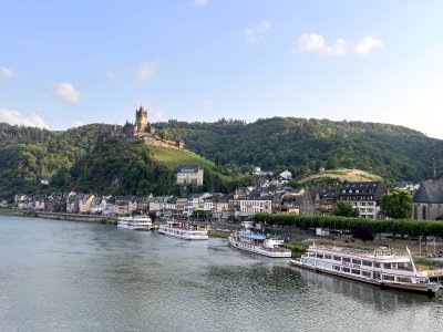 View from the Skagerrak Bridge in Cochem
