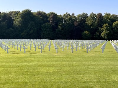 Luxembourg American Cemetery and Memorial - Established on 29 December 1944