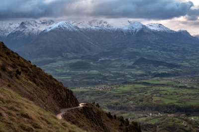 Descente du col du Noyer