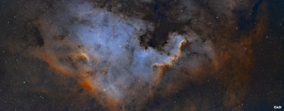 NGC7000 MOSAICO 4 Teselas