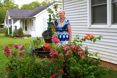 Current wife, former residence. My flowers.