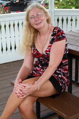 I Notice the Pearl necklace? I figured that was what you were looking at... An anniversary gift years ago.