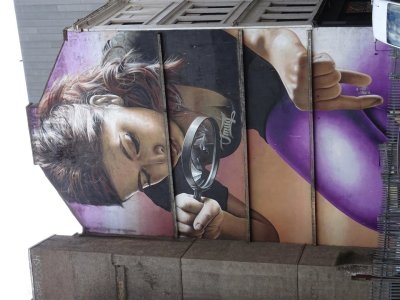 Honey I shrunk the kids, by Smug, on Mitchell Street