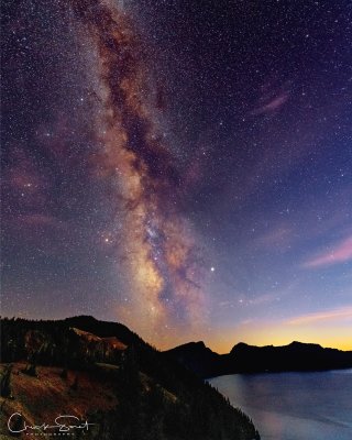 Milky Way at Crater Lake NP