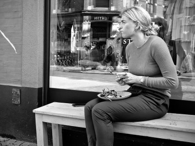 Lunch in the street