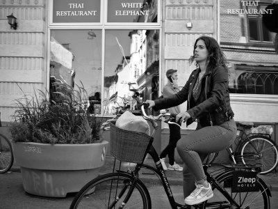 Biking in the Latin Quarter
