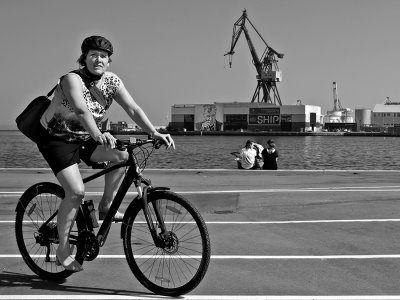 MTB at the harbour