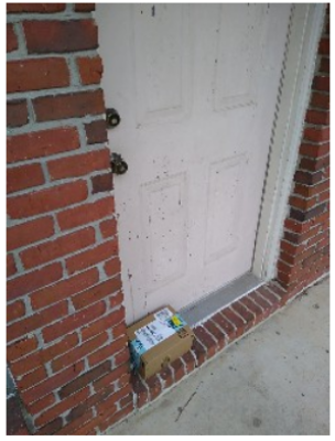 Photo from UPS driver who left my package at the wrong address. 