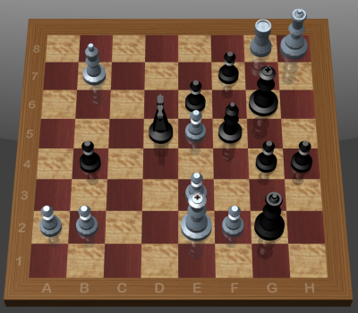 Finally! I have not won a game in a while. Checkmate on black king.