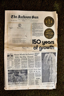 My copy of the 1972 Sesquicentennial paper.