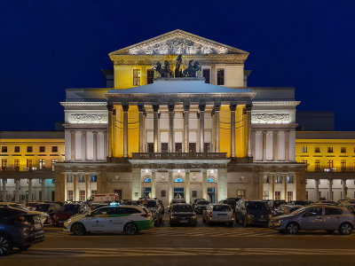 Grand Theatre in Warsaw - seat of the Polish National Opera
