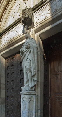 Guardian of the transept entrance