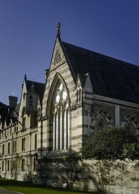 The chapel of Balliol College as seen from Trinity College