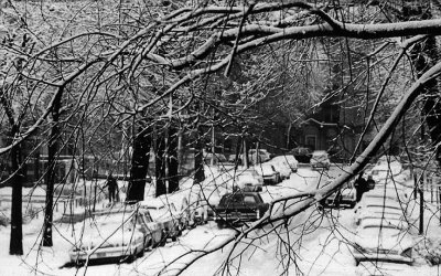 Snowy Kenwood Street - where we lived