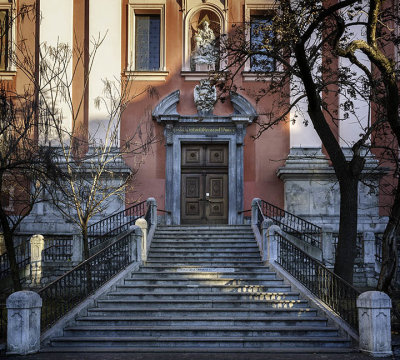 Entrance  - Franciscan Church of the Annunciation     