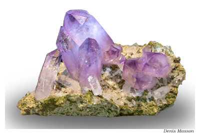 Amethyst & Epidote.