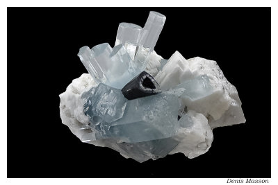 Aigue Marine et Tourmaline.