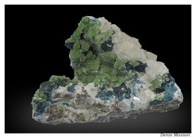 Dioptase-Duftite-Calcite.