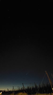 Comet Neowise below Big Dipper