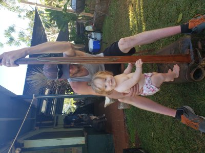 exploring auntie's backyard base