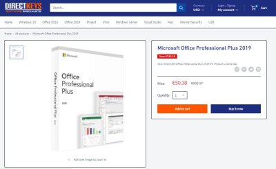 Microsoft office professional 2019
