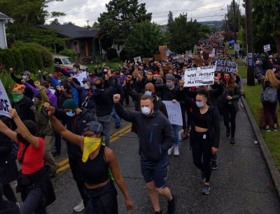 Black Lives Matter Seattle march - June 12, 2020