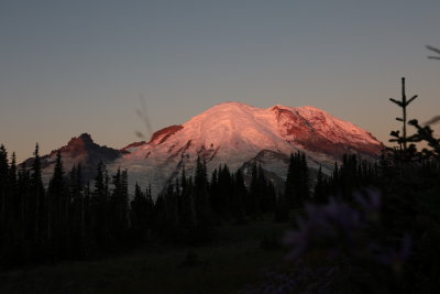 Mt. Rainier sunrise - August 23, 2020