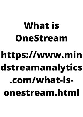 What is OneStream