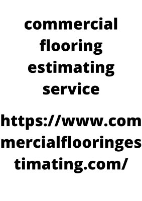 commercial flooring estimating service