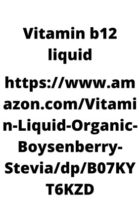 Vitamin b12 liquid