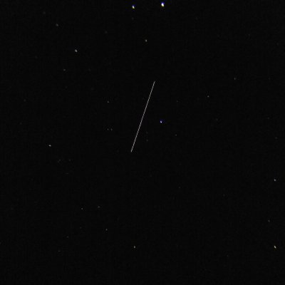 Satellite visable to the eye