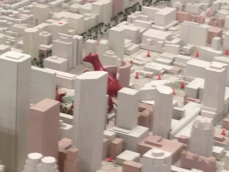 City map with Toronto Raptors