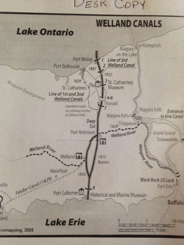 Welland Canal to Lake Ontario